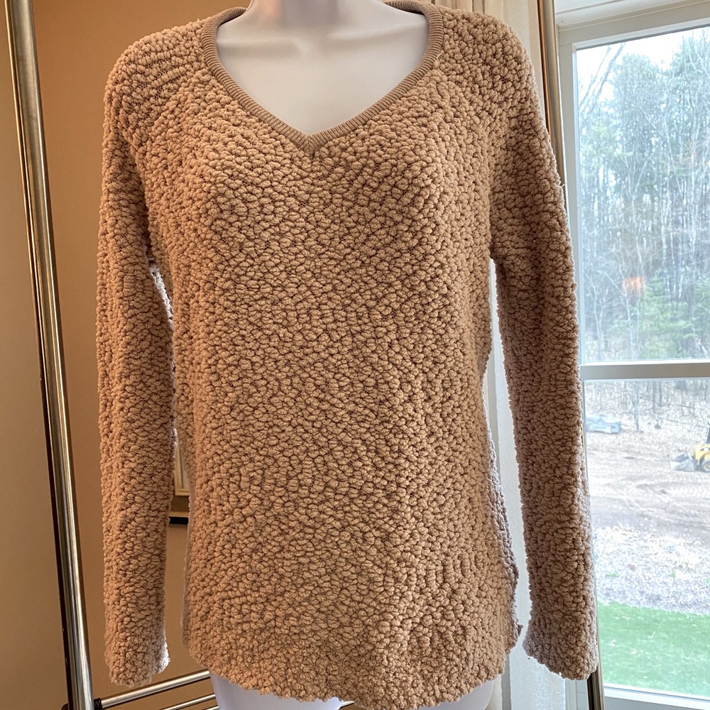Sonoma blush pink boucle sweater.  Size Medium